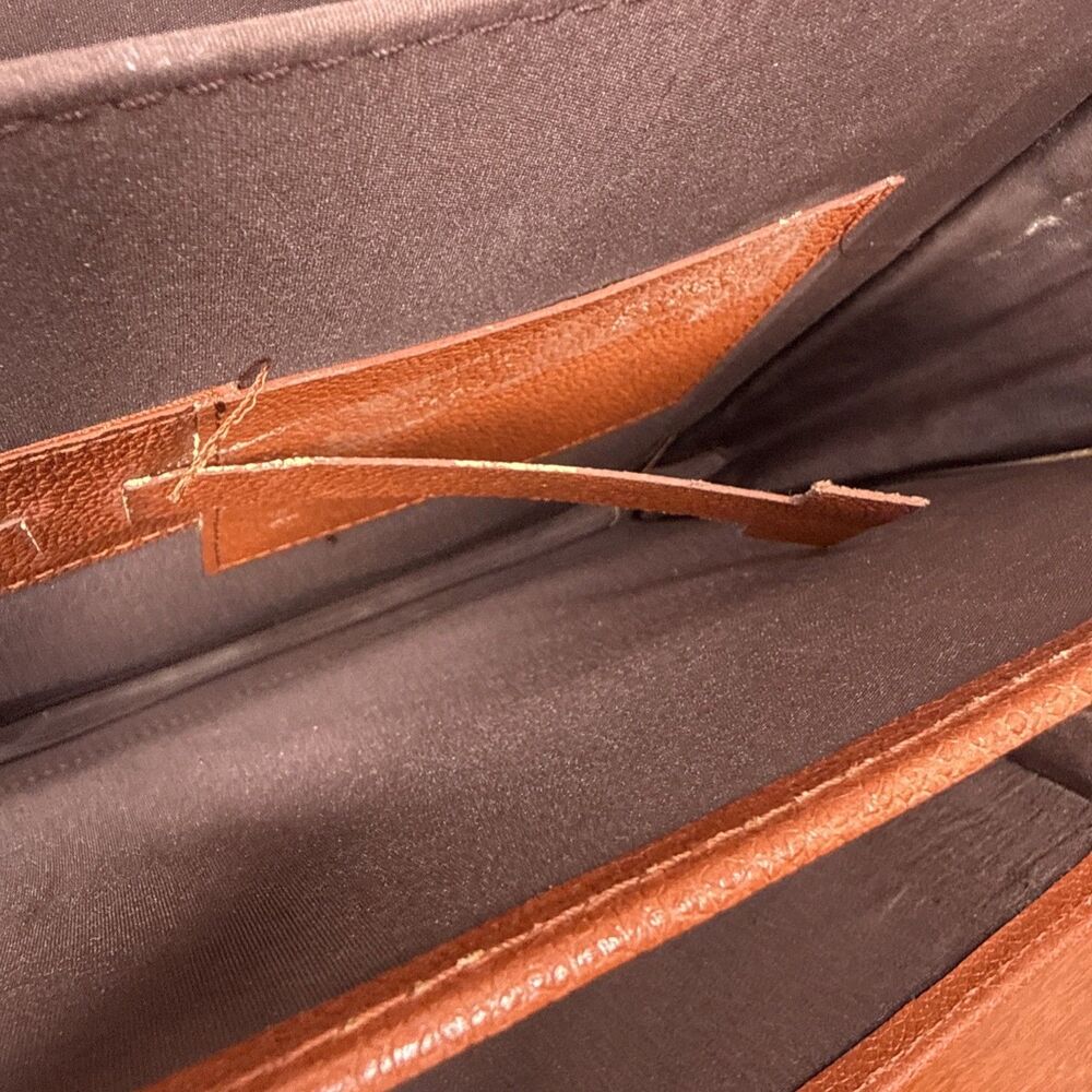 Vintage Raymond Brown Attache Briefcase Portfolio Satchel Office Bag EUC - Picture 13 of 16